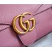 Gucci GG Marmont Leather Shoulder Bag GU401173-pink