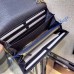GG Marmont Black Leather Mini Chain Bag