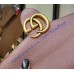 Gucci GG Marmont Pink Leather Mini Chain Bag