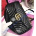 Gucci Small GG Marmont Matelasse Shoulder Bag Black