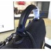 Gucci Padlock Black Signature Leather Top Handle Bag