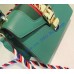 Sylvie Green Leather Mini Bag