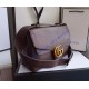 Gucci GG Marmont Leather Shoulder Bag GU401173-brown