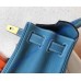 Kelly 32cm in Blue Jean Togo Leather Golden Hardware