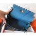 Kelly 32cm in Blue Jean Togo Leather Golden Hardware