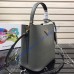 Prada North South Double Bag Gray
