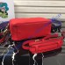 Prada Calf leather shoulder bag Red