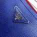 Double Saffiano leather bag Royal Blue