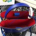 Double Saffiano leather bag Royal Blue