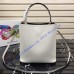 North South Double Bag White