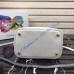 North South Double Bag White
