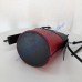 Ouverture nylon bucket bag Red Black