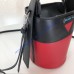 Ouverture nylon bucket bag Red Black