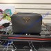 Calf leather shoulder bag Gray