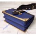Prada Cahier Bag Blue and Black