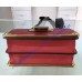 Prada Cahier Bag Red and Black