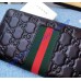Black Signature Web zip around wallet