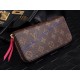 Monogram Canvas Clemence Wallet Fuchsia M60742