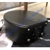 Small MICA hatbox in black leather