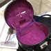 Small MICA hatbox in black leather