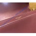 Cassandra Chain Envelope Flap Bag in Wine Red Leather