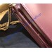 Cassandra Chain Envelope Flap Bag in Wine Red Leather