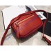 Saint Laurent Chevron Lou Belt Bag Red