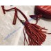 Saint Laurent Chevron Lou Belt Bag Red