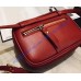Saint Laurent Chevron Lou Belt Bag Red