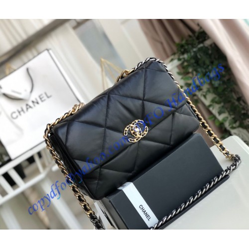 Chanel 19 Large Flap Bag C1161-black – LuxTime DFO Handbags