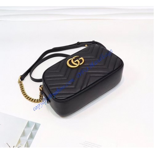 Gucci GG Marmont small matelasse shoulder bag GU447632A-black – LuxTime ...