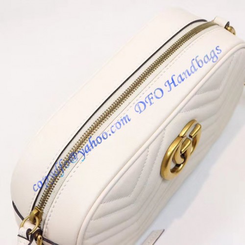 Gucci GG Marmont small matelasse shoulder bag GU447632A-white – LuxTime DFO Handbags
