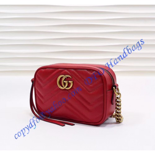 Gucci GG Marmont Matelasse Mini Bag GU448065A-red – LuxTime DFO Handbags