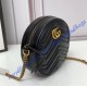 Gucci GG Marmont Mini Round Shoulder Bag GU550154-black