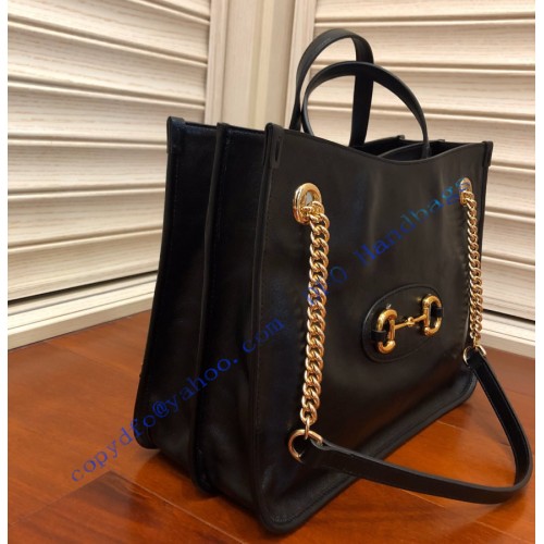 Gucci Horsebit 1955 medium tote bag GU621144L-black – LuxTime DFO Handbags