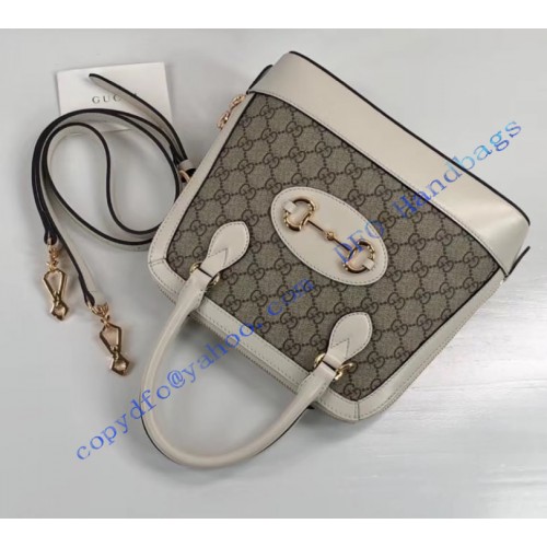 Gucci Horsebit 1955 Small Top Handle Bag GU621220C-white – LuxTime DFO ...