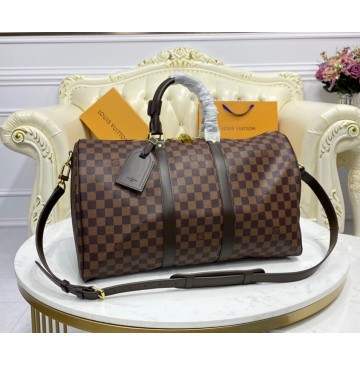 Louis Vuitton Damier Ebene Keepall 45 N41428