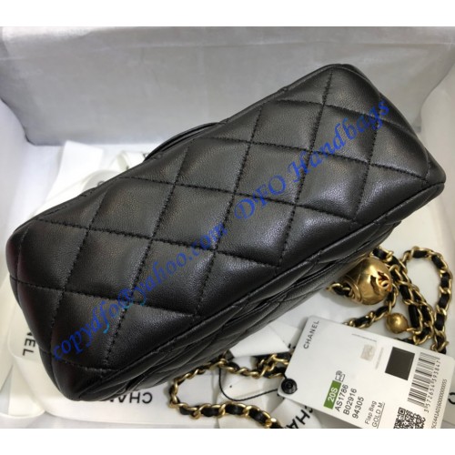 Chanel Mini Quilted Square Bag in Lambskin C1786-black – LuxTime DFO ...
