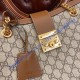 Gucci Padlock medium GG shoulder bag GU479197-brown