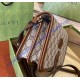 Gucci Mini Shoulder Bag with Interlocking G GU671620-brown