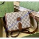 Gucci Mini Shoulder Bag with Interlocking G GU671620-brown