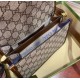 Gucci Mini Shoulder Bag with Interlocking G GU671620-brown