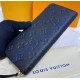 Louis Vuitton Monogram Empreinte Leather Clemence Wallet M60171