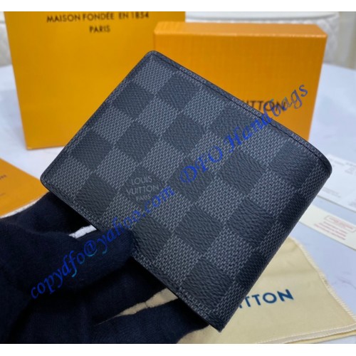 Louis Vuitton Damier Graphite Multiple Wallet N60895-black – LuxTime ...