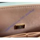 Chanel Small Classic Flap Bag in Pink Caviar Leather with golden hardware