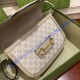 Gucci GG Supreme Horsebit 1955 shoulder bag GU602204CA-beige