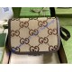 Gucci GG Supreme Horsebit 1955 shoulder bag GU602204CC-brown