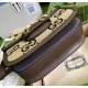 Gucci GG Supreme Horsebit 1955 shoulder bag GU602204CC-brown