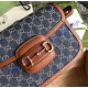 Gucci GG Supreme Horsebit 1955 shoulder bag GU602204DN-blue