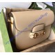 Gucci Leather Horsebit 1955 shoulder bag GU602204L-beige